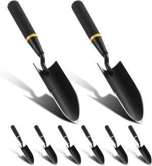8 Pcs Trowel Heavy Duty Hand Shovel Tool Carbon Steel Trowel for