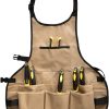 for Men Women with 14 Pockets Tool Work Aprons