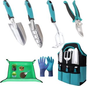 Tools Tool Set with Non-Slip Handles Lightweight Aluminum Alloy Rust-Proof Hand Tools