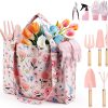 Tools 10-Piece Gift Set for Women Rust-Proof & Heavy-Duty Tools with Floral